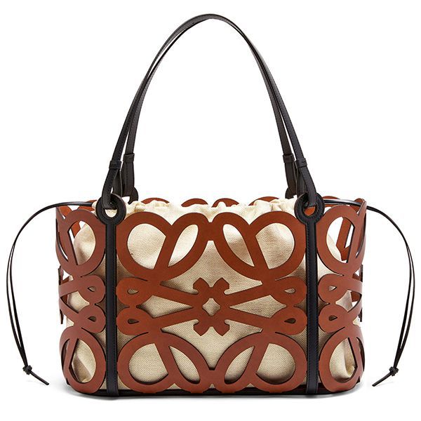 【ロエベ】Medium カーフ アナグラム カットアウト トートコピー A717Q04X010010623312